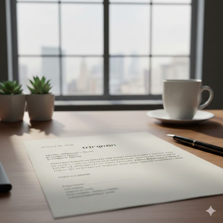 מכתב התפטרות